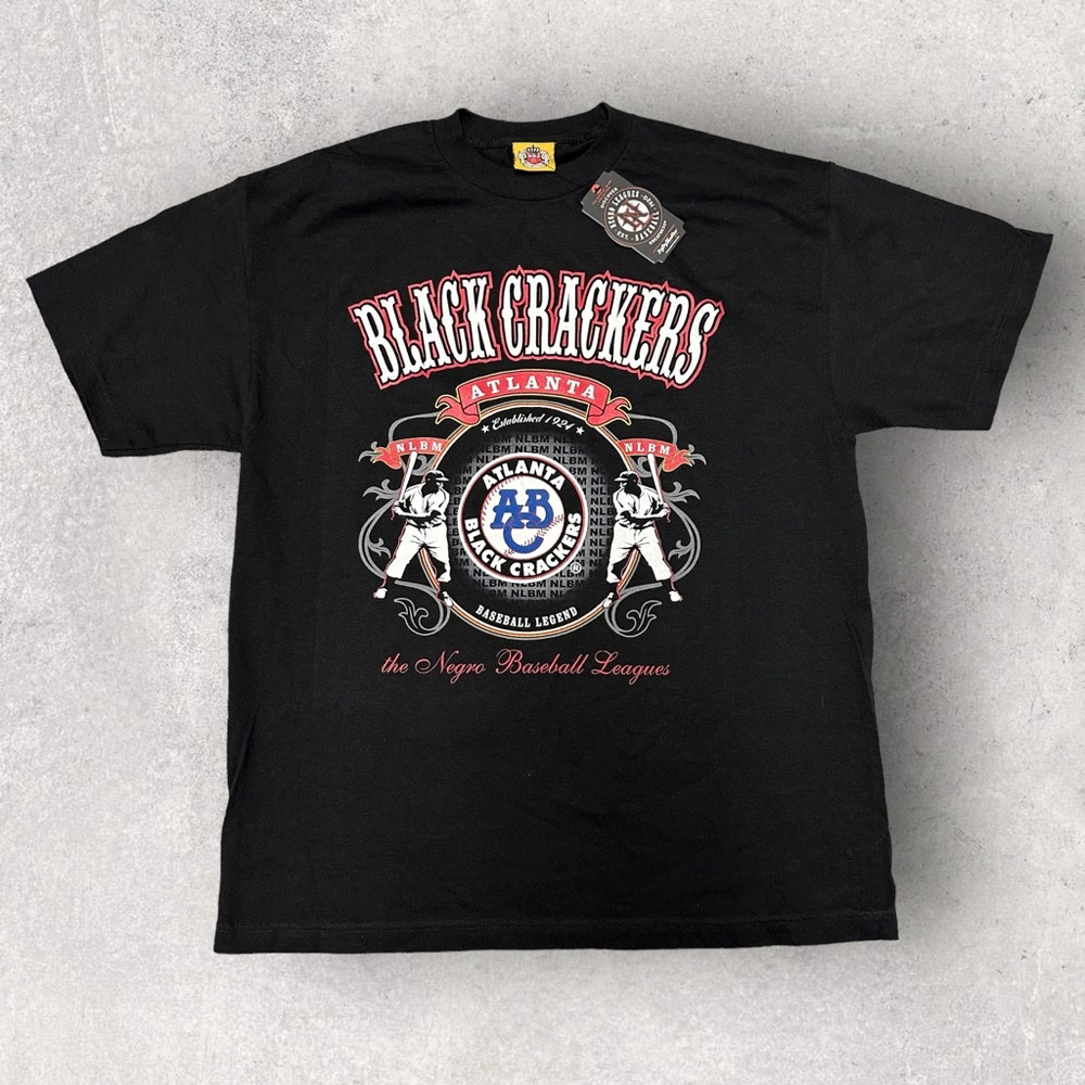 Atlanta Black Crackers Negro Leagues Baseball Size XL Vintage T Shirt